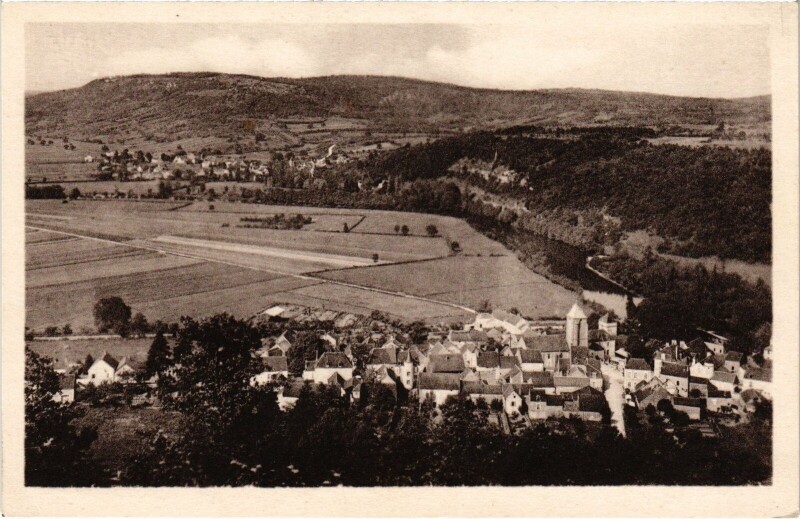 Carte postale ancienne Sermizelles vue générale à Sermizelles
