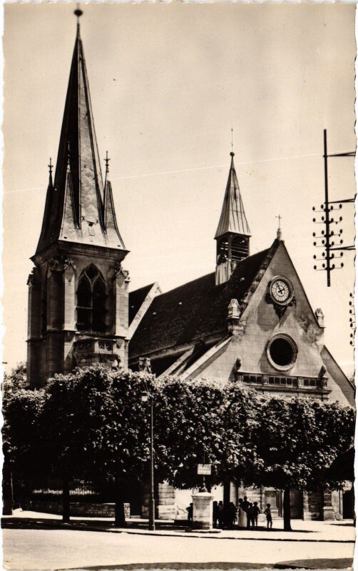 Carte postale ancienne Sceaux L'Eglise France à Sceaux