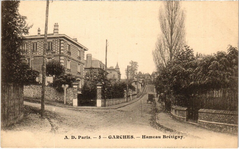Carte postale ancienne Garches Hameau Bretigny France à Garches