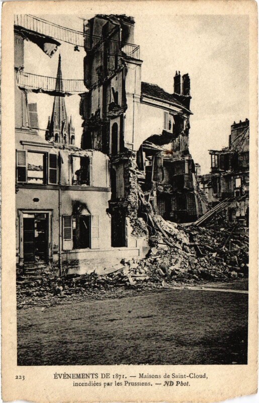 Carte postale ancienne Saint-Cloud Maisons de Saint-Cloud France à Saint-Cloud