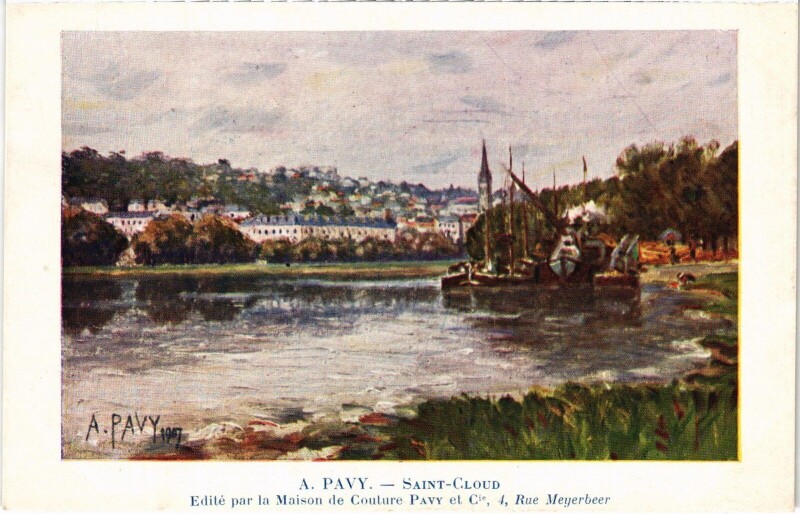 Carte postale ancienne Saint-Cloud France à Saint-Cloud