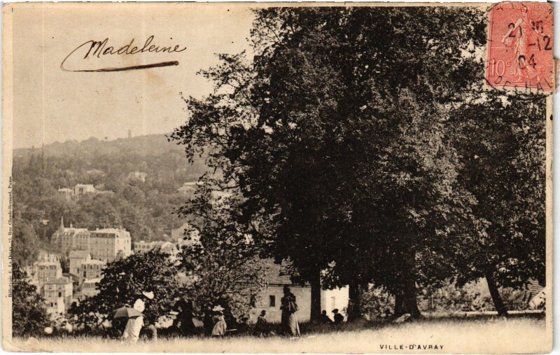 Carte postale ancienne Ville d'Avray Vue Generale France à Ville-d'Avray