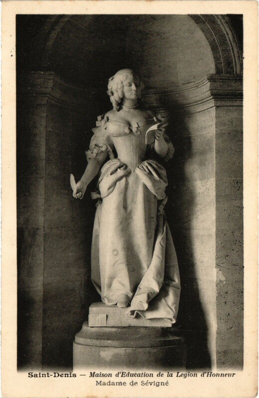 Carte postale ancienne Saint-Denis Madame de Sevigne France à Saint-Denis