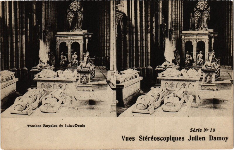 Carte postale ancienne Saint-Denis Tombes Royales France à Saint-Denis