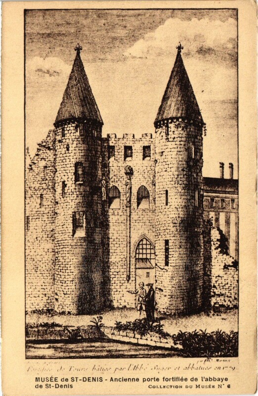 Carte postale ancienne Saint-Denis Le Musee, ancienne porte fortifiee France à Saint-Denis