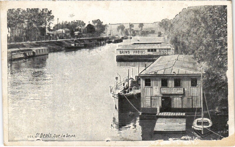 Carte postale ancienne Saint-Denis sur la Seine France à Saint-Denis