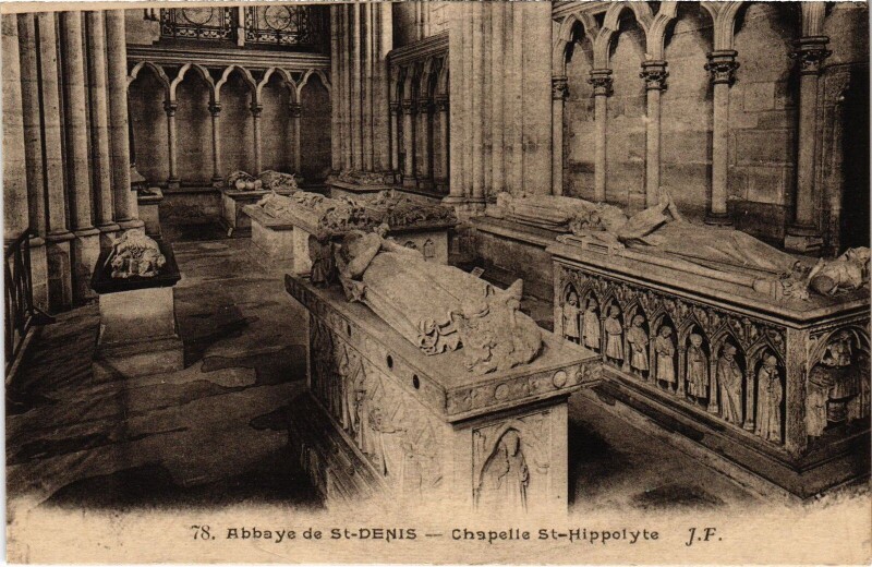 Carte postale ancienne Saint-Denis Chapelle Saint-Hippolyte France à Saint-Denis