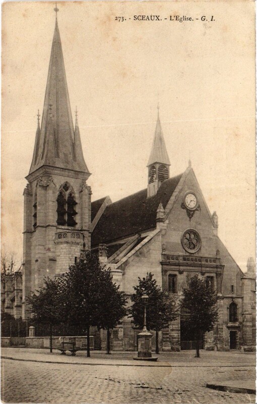 Carte postale ancienne Sceaux L'Eglise France à Sceaux