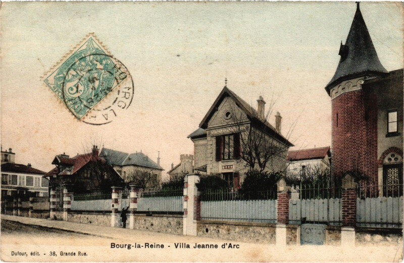 Carte postale ancienne Bourg-la-Reine Villa Jeanne d'Arc France à Bourg-la-Reine