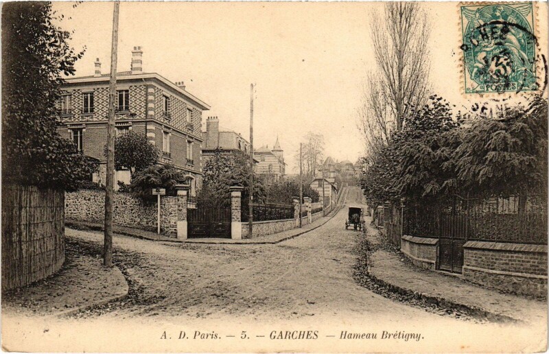Carte postale ancienne Garches Hameau Bretigny France à Garches
