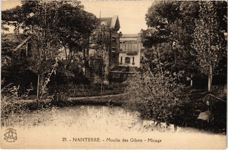 Carte postale ancienne Nanterre Moulin des Gibets, Mirage France à Nanterre