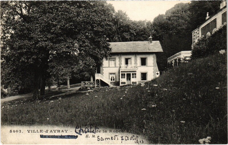 Carte postale ancienne Ville d'Avray Chalet de la Ronce France à Ville-d'Avray