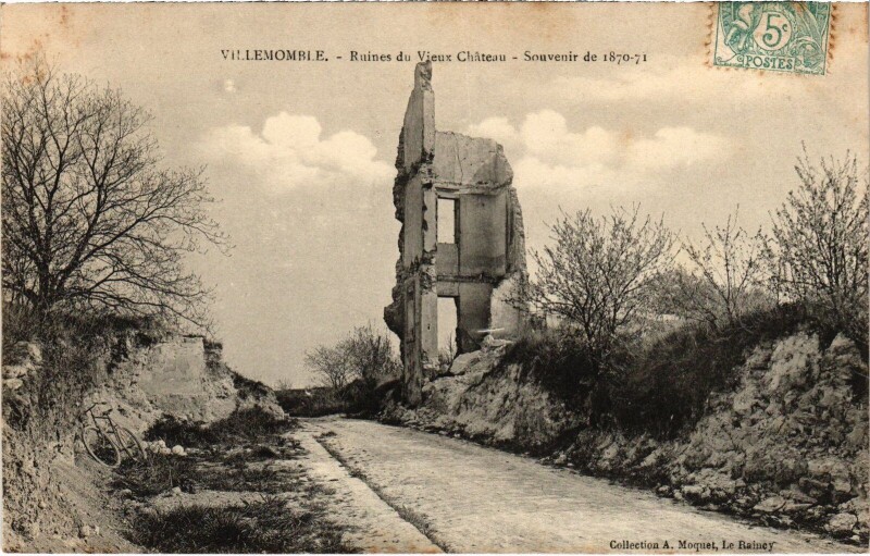 Carte postale ancienne Villemomble Ruines du Vieux Chateau France à Villemomble