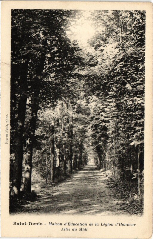 Carte postale ancienne Saint-Denis Allee du Midi France à Saint-Denis