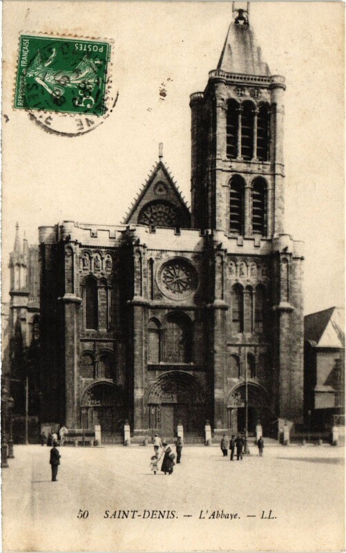 Carte postale ancienne Saint-Denis L'Abbaye France à Saint-Denis