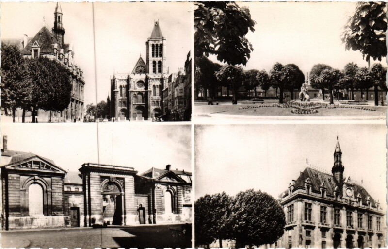 Carte postale ancienne Souvenir de Saint-Denis France à Saint-Denis