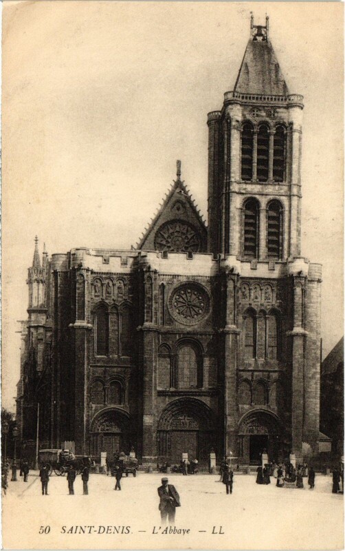 Carte postale ancienne Saint-Denis L'Abbaye France à Saint-Denis