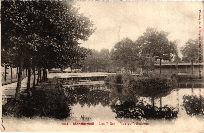 Carte postale ancienne Montfermeil Vue du Velodrome France à Montfermeil