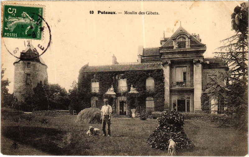 Carte postale ancienne Puteaux Moulin des Gibets France à Puteaux