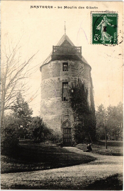 Carte postale ancienne Nanterre Le Moulin des Gibets France à Nanterre