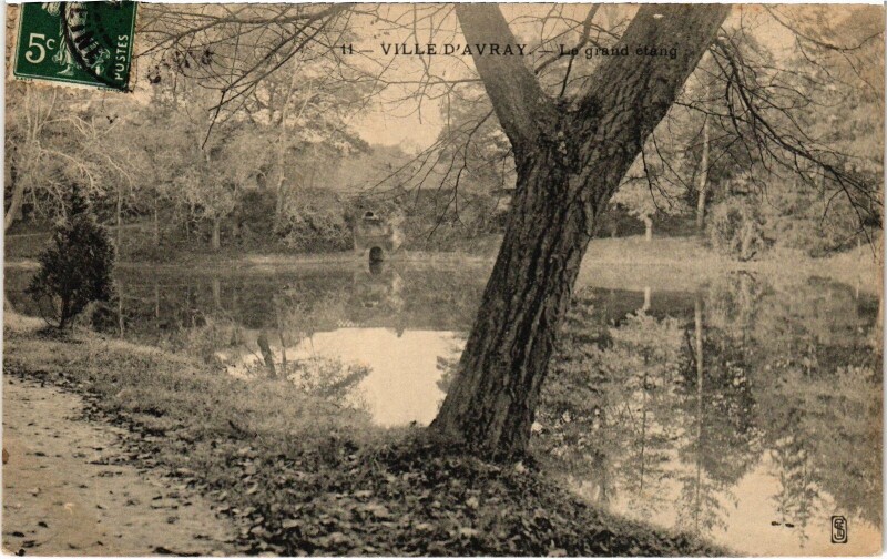Carte postale ancienne Ville d'Avray Le Grand Etang France à Ville-d'Avray