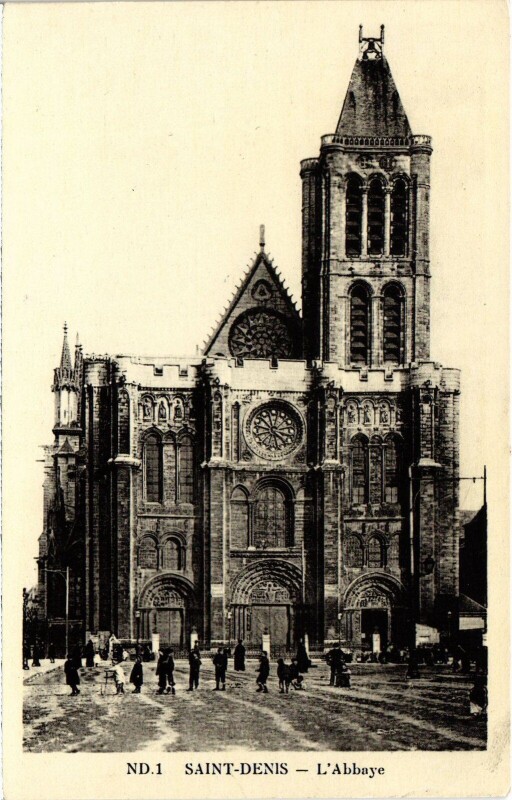 Carte postale ancienne Saint-Denis L'Abbaye France à Saint-Denis