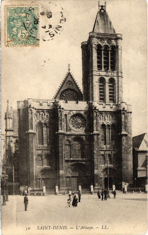 Carte postale ancienne Saint-Denis L'Abbaye France à Saint-Denis