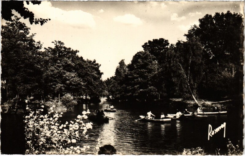 Carte postale ancienne Montfermeil Promenade aux Sept Iles France à Montfermeil
