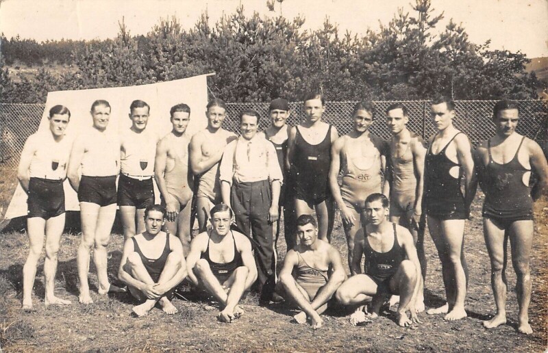 Carte postale ancienne Toulouse - Carte Photo - Cpa De Water Polo - C.n.toulouse Et Cercle Nauti à Toulouse