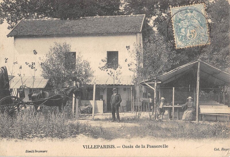 Carte postale ancienne Villeparisis - Oasis De La Passerelle à Villeparisis