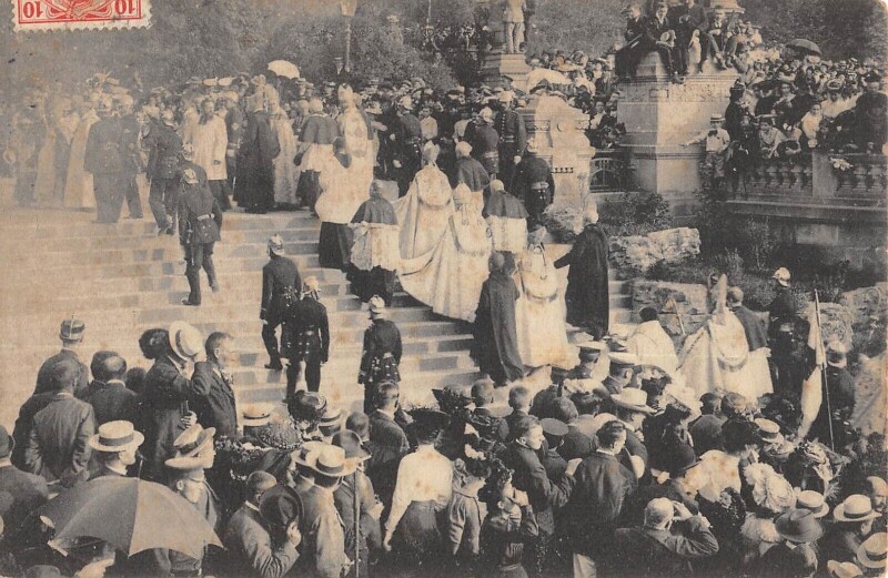Carte postale ancienne Euch.kongress Metz Prozession 1907 - Congres Euch. 1907