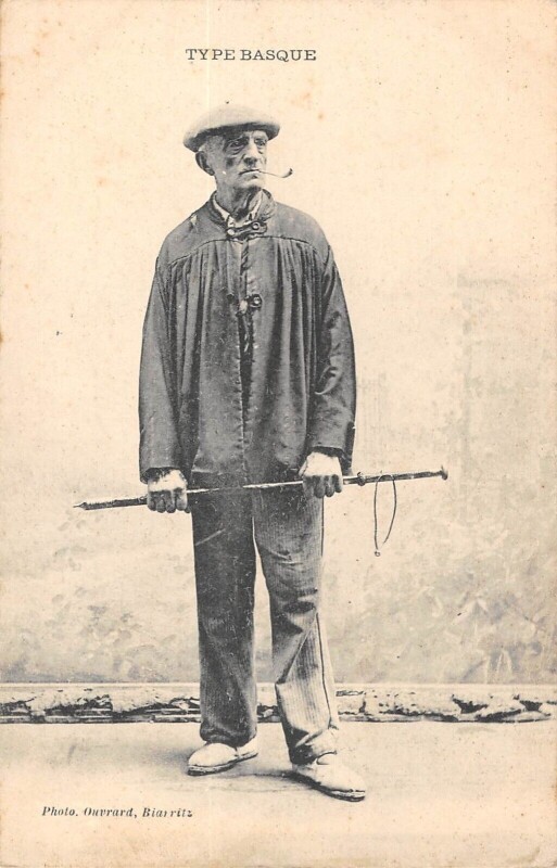 Carte postale ancienne Type Basque