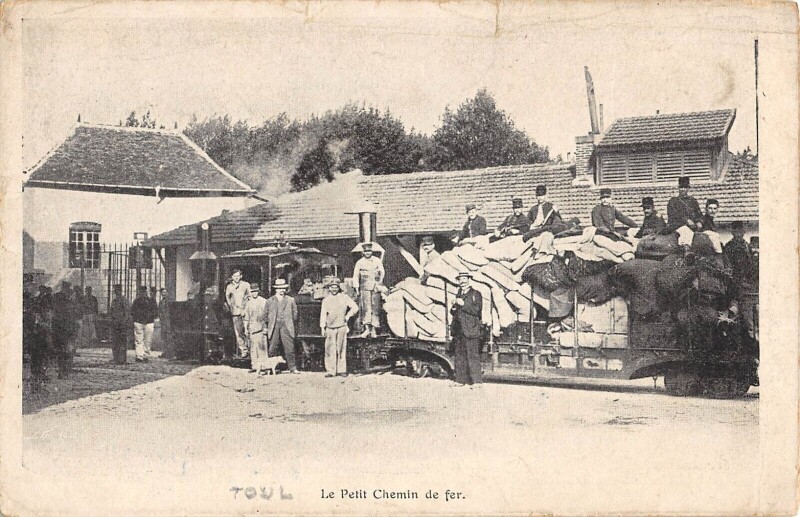 Carte postale ancienne Toul - Le Petit Chemin De Fer