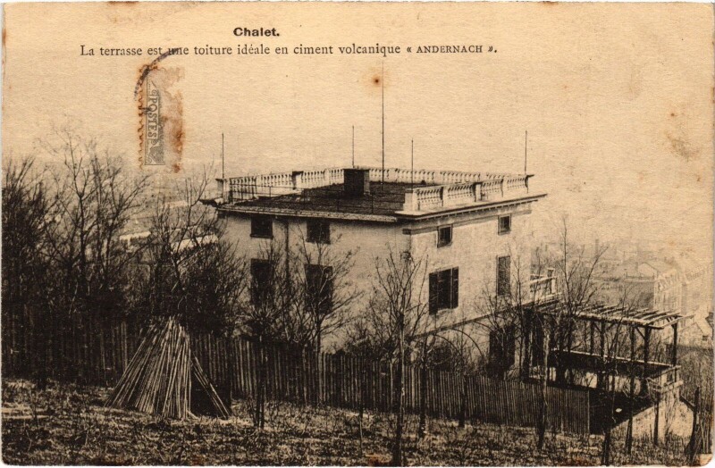 Carte postale ancienne Andernach Anvin Chalet à Anvin