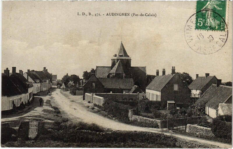 Carte postale ancienne Audinghen à Audinghen