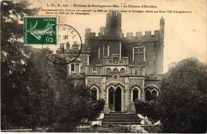 Carte postale ancienne Hardelot Le Chateau