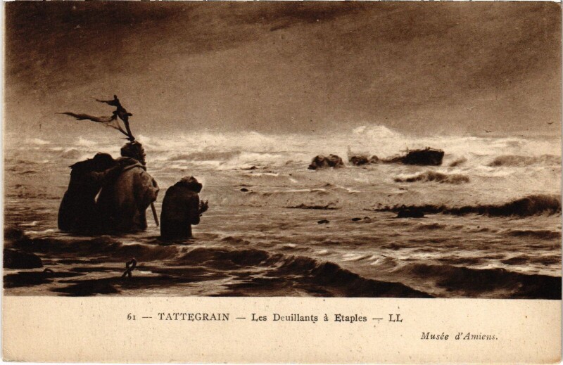 Carte postale ancienne Etaples Les Deuillants Tattegrain