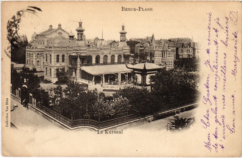 Carte postale ancienne Berck-Plage Le Kursaal à Berck