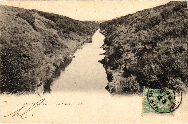 Carte postale ancienne Ambleteuse La Slaack à Ambleteuse