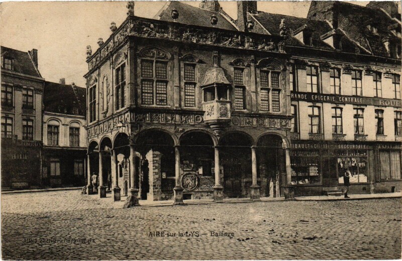 Carte postale ancienne Aire-sur-la-Lys Baillage à Aire-sur-la-Lys