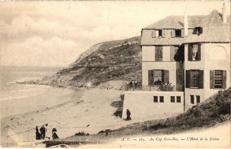Carte postale ancienne Cap-Gris-Nez hotel de la Sirene