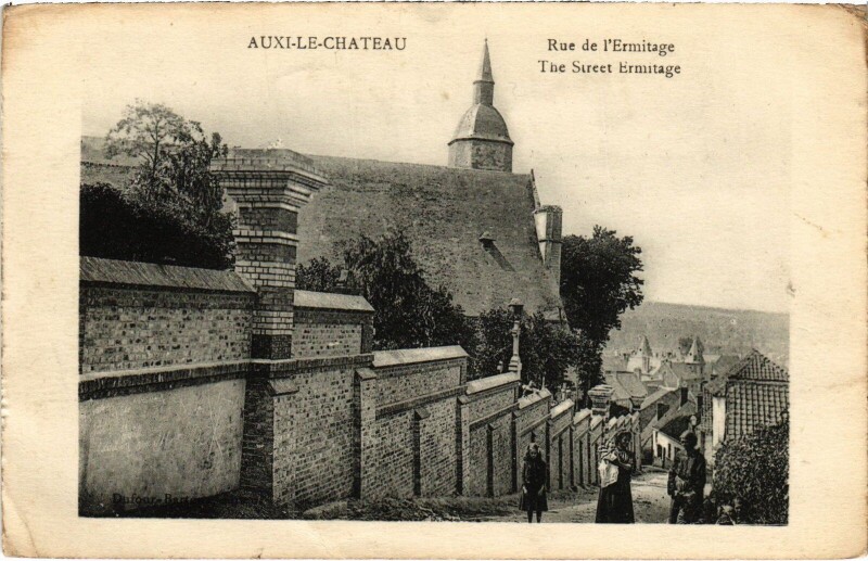 Carte postale ancienne Auxi-le-Chateau Rue de l'Ermitage