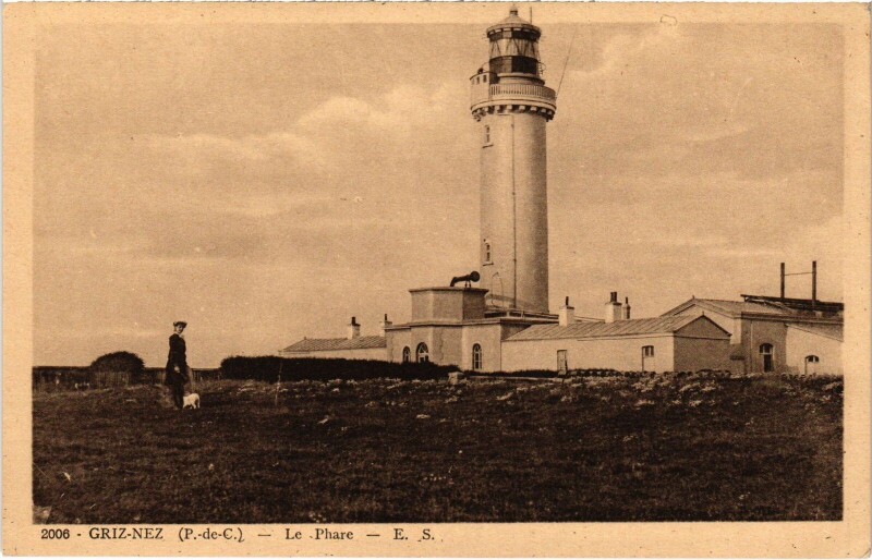 Carte postale ancienne Gris-Nez Le Phare