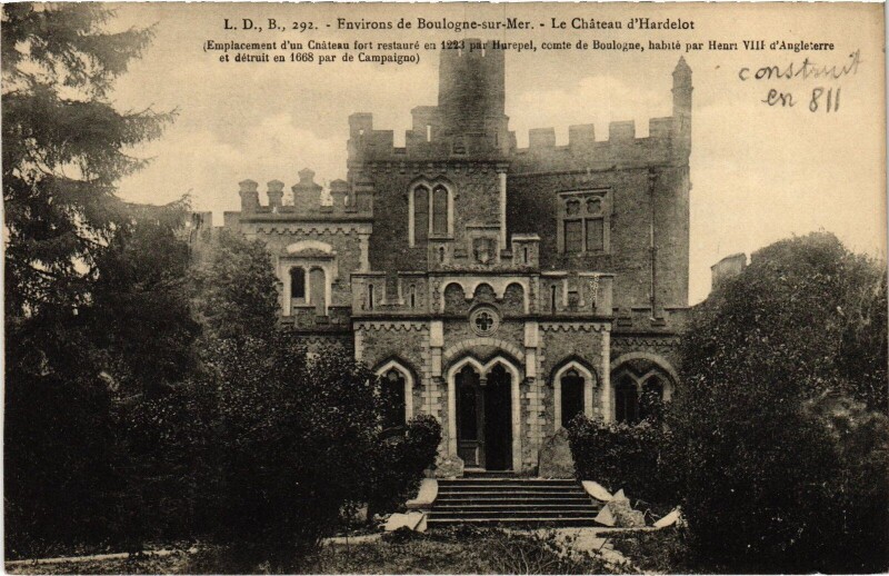 Carte postale ancienne Hardelot Le Chateau