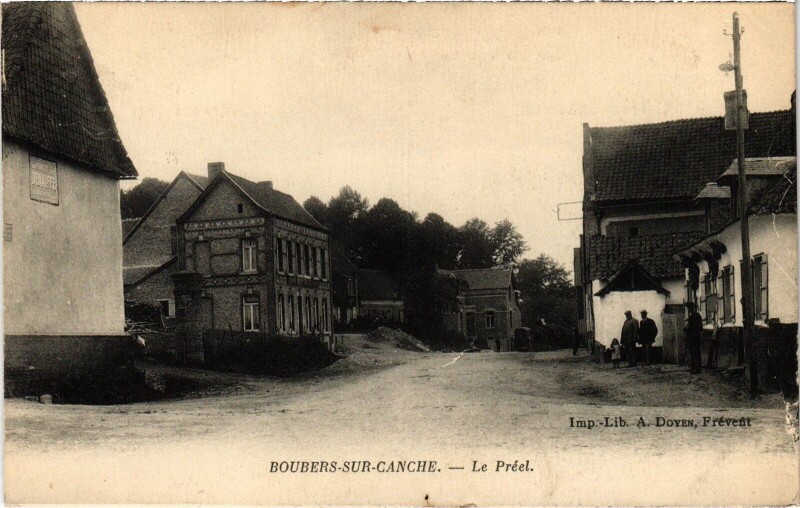 Carte postale ancienne Boubers-sur-Canche Le Préel à Boubers-sur-Canche