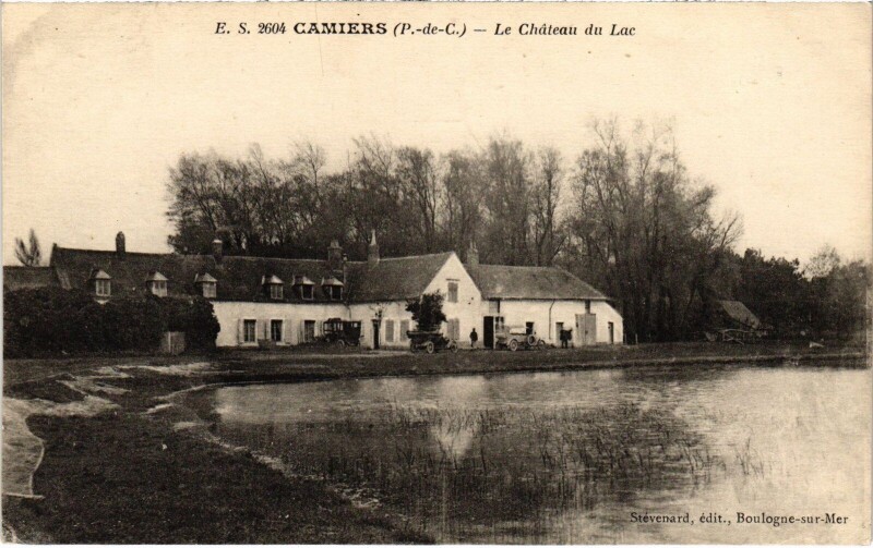 Carte postale ancienne Camiers Le Chateau du Lac à Camiers