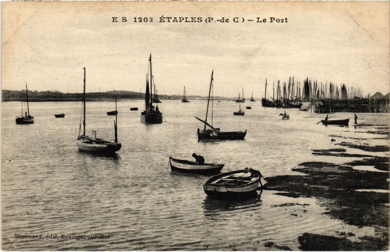 Carte postale ancienne Etaples le Port