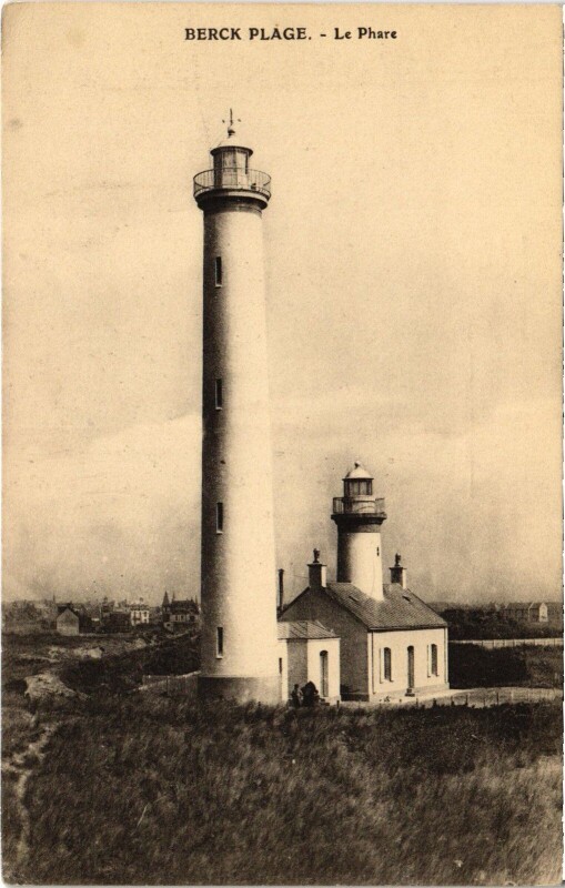 Carte postale ancienne Berck-Plage Le Phare à Berck