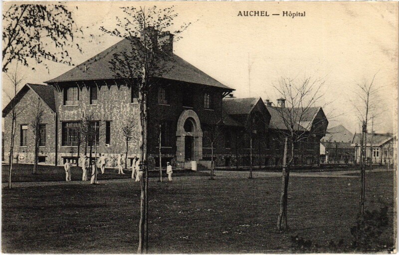 Carte postale ancienne Auchel hopital à Auchel