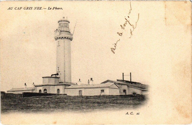 Carte postale ancienne Cap-Gris-Nez Le Phare